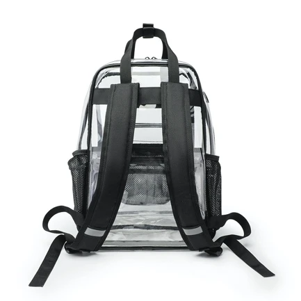 Stadium Approved Clear PVC Backpack (16” laptop)