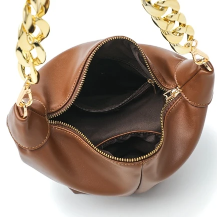 Soft Vegan PU Leather Shoulder Bag For Women