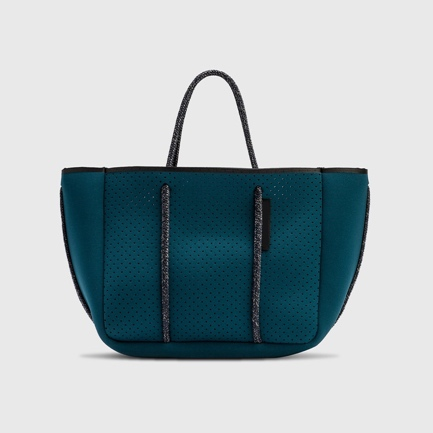 Custom Perforated Neoprene Mini Tote With Rope Strap