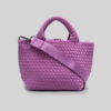 HandmadeNeoprene Woven Tote Bag With Clutch Purse (S size)